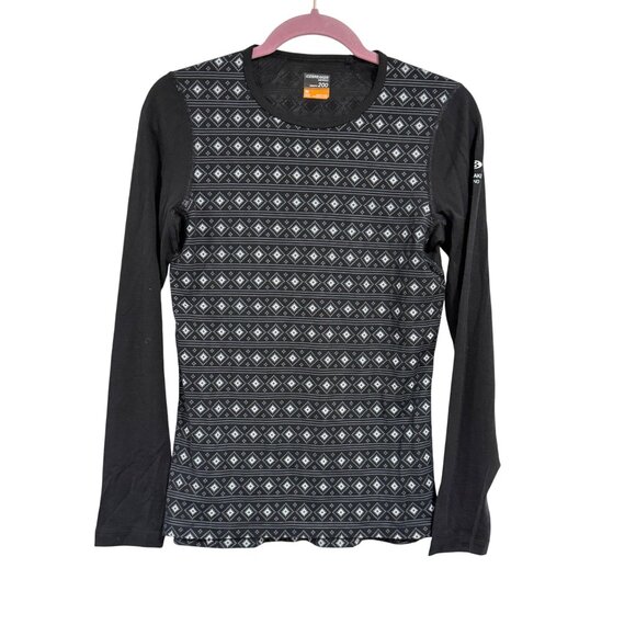 Icebreaker Merino Bodyfit 200 Oasis Oasis Align Long Sleeve Top Women's Size M - Picture 1 of 6
